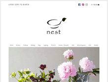 Tablet Screenshot of nesthomestore.com